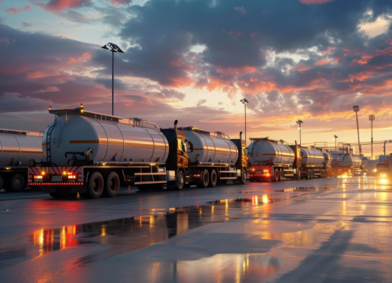 line-tanker-trucks-parking-lot